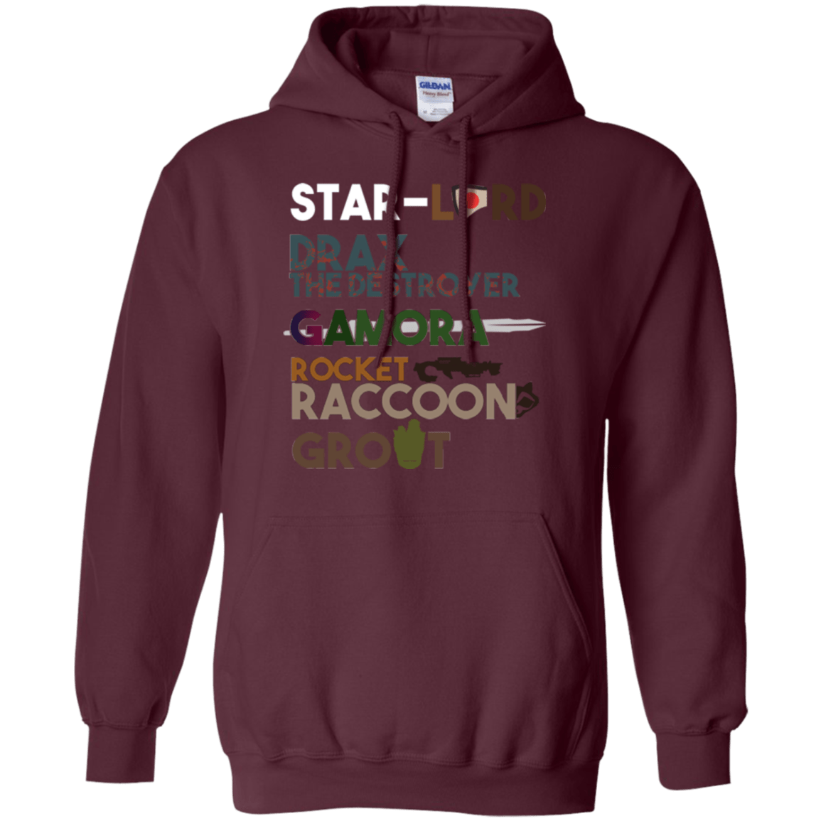 Sweatshirts Maroon / Small GOTG Hel Pullover Hoodie