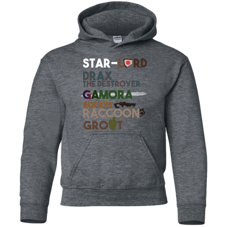 Sweatshirts Dark Heather / YS GOTG Hel Youth Hoodie