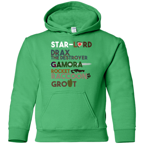 Sweatshirts Irish Green / YS GOTG Hel Youth Hoodie