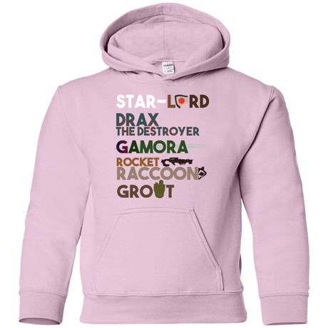 Sweatshirts Light Pink / YS GOTG Hel Youth Hoodie