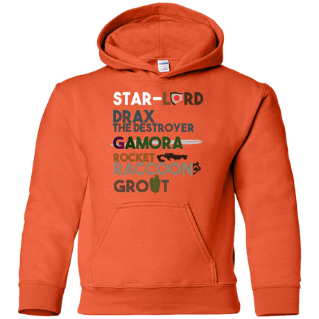 Sweatshirts Orange / YS GOTG Hel Youth Hoodie