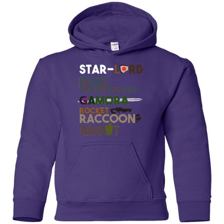 Sweatshirts Purple / YS GOTG Hel Youth Hoodie
