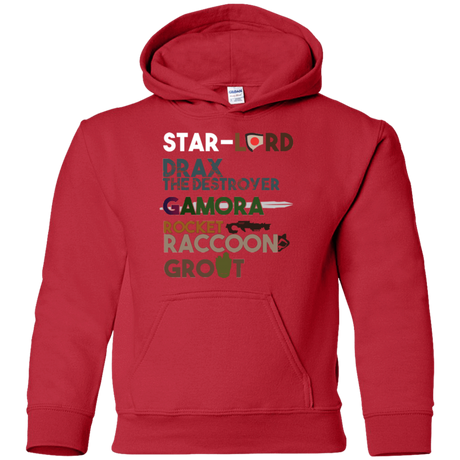 Sweatshirts Red / YS GOTG Hel Youth Hoodie