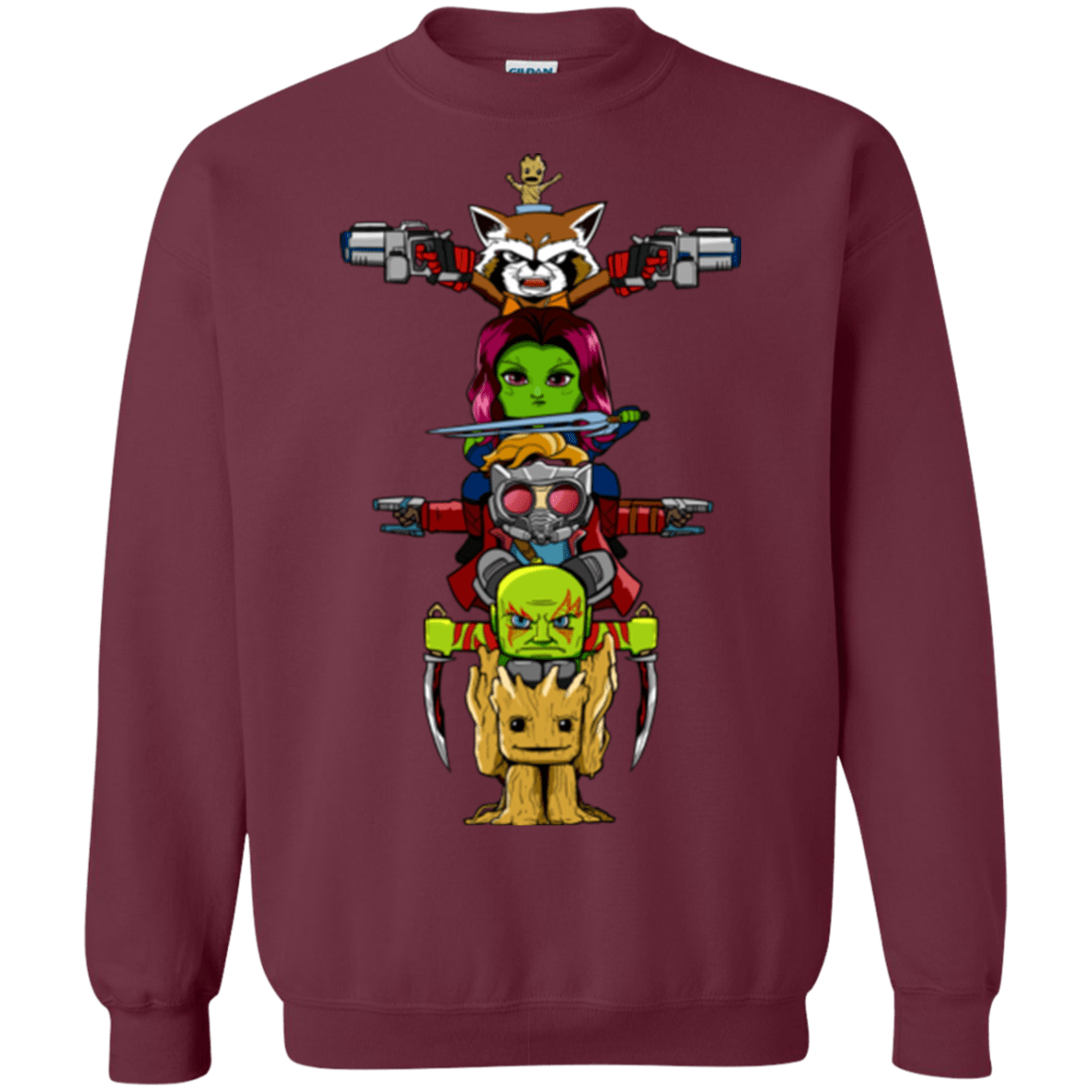 Sweatshirts Maroon / Small GOTG Totem Crewneck Sweatshirt