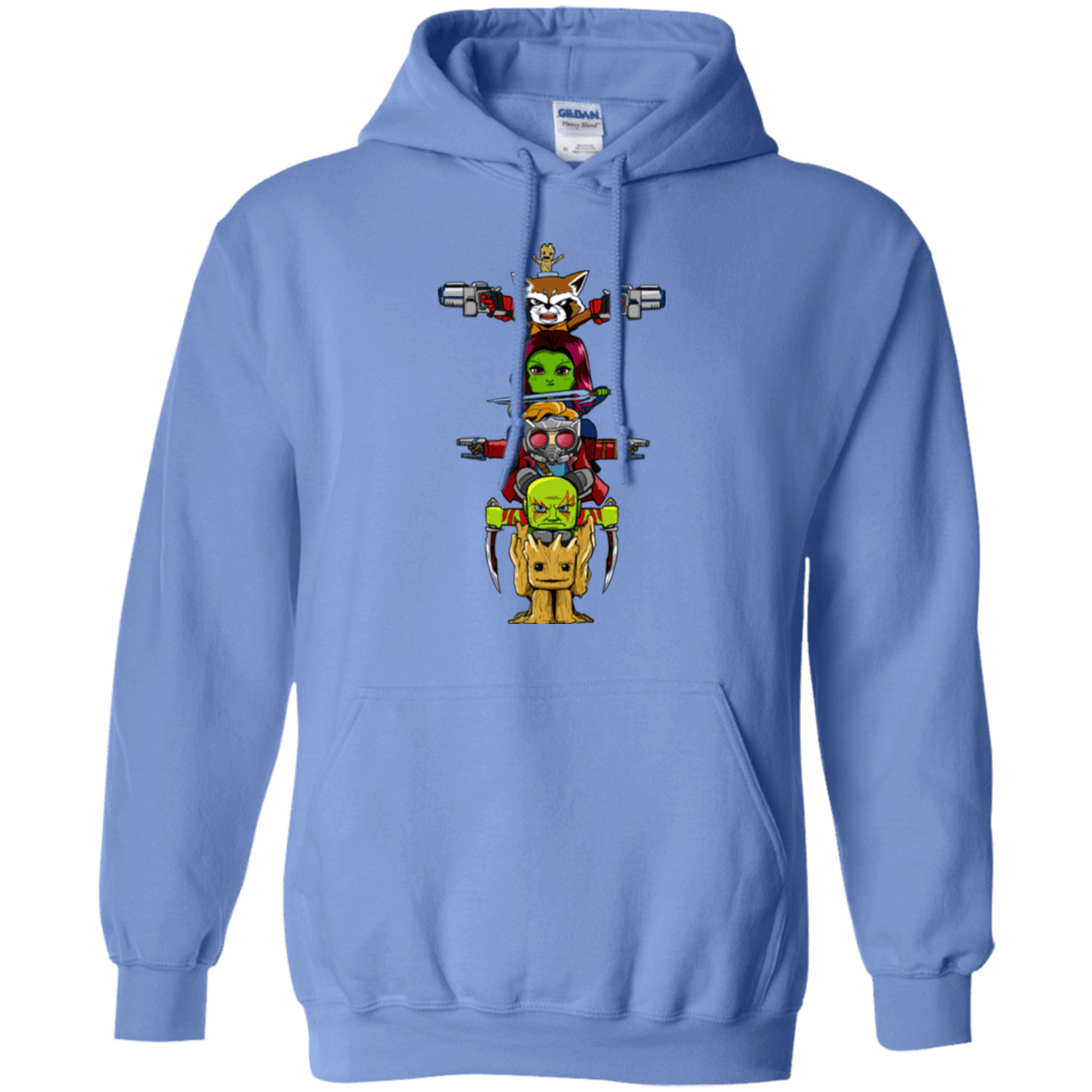 Sweatshirts Carolina Blue / Small GOTG Totem Pullover Hoodie
