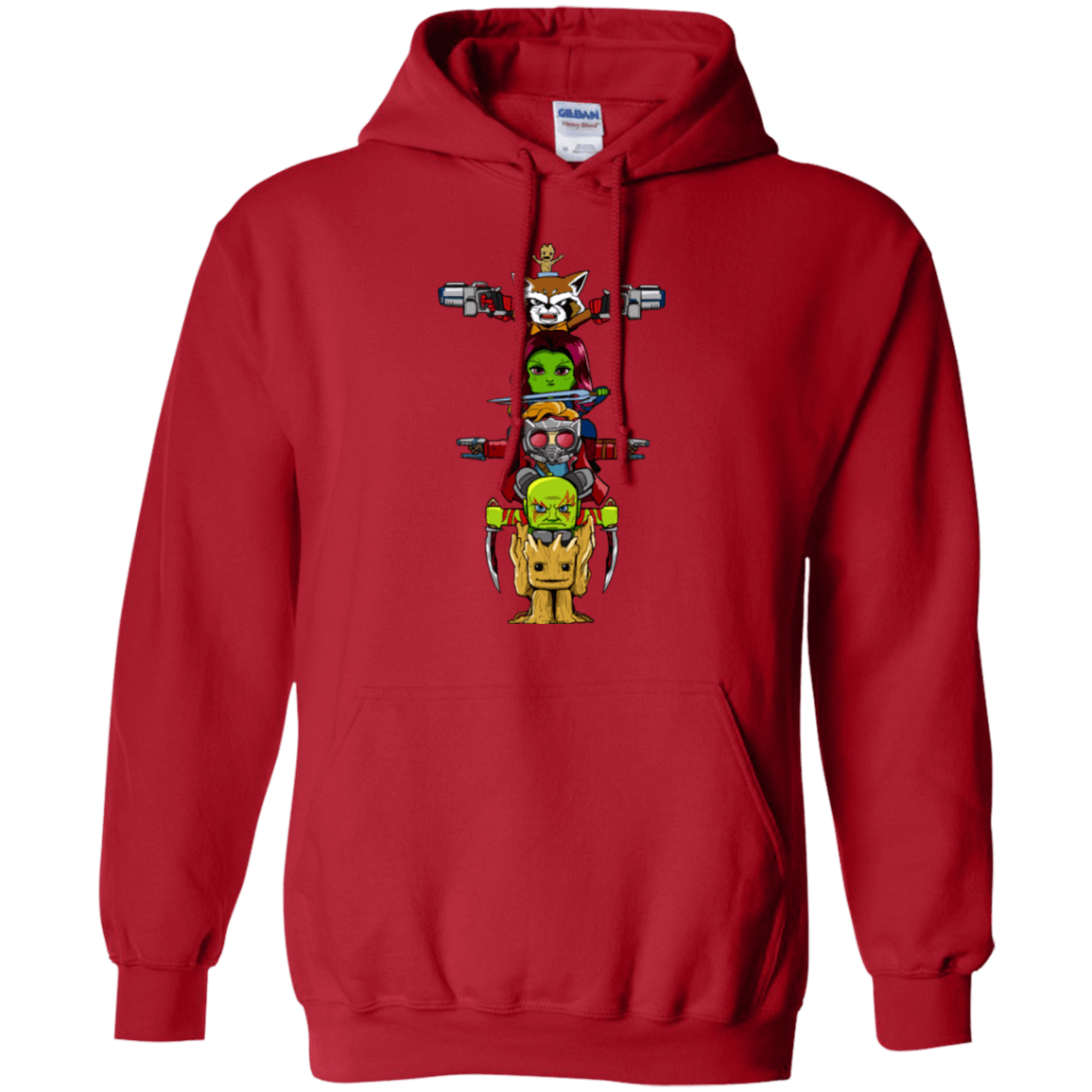 Sweatshirts Red / Small GOTG Totem Pullover Hoodie