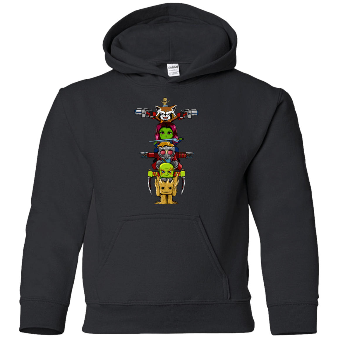 Sweatshirts Black / YS GOTG Totem Youth Hoodie
