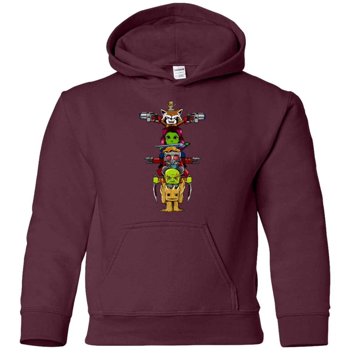 Sweatshirts Maroon / YS GOTG Totem Youth Hoodie
