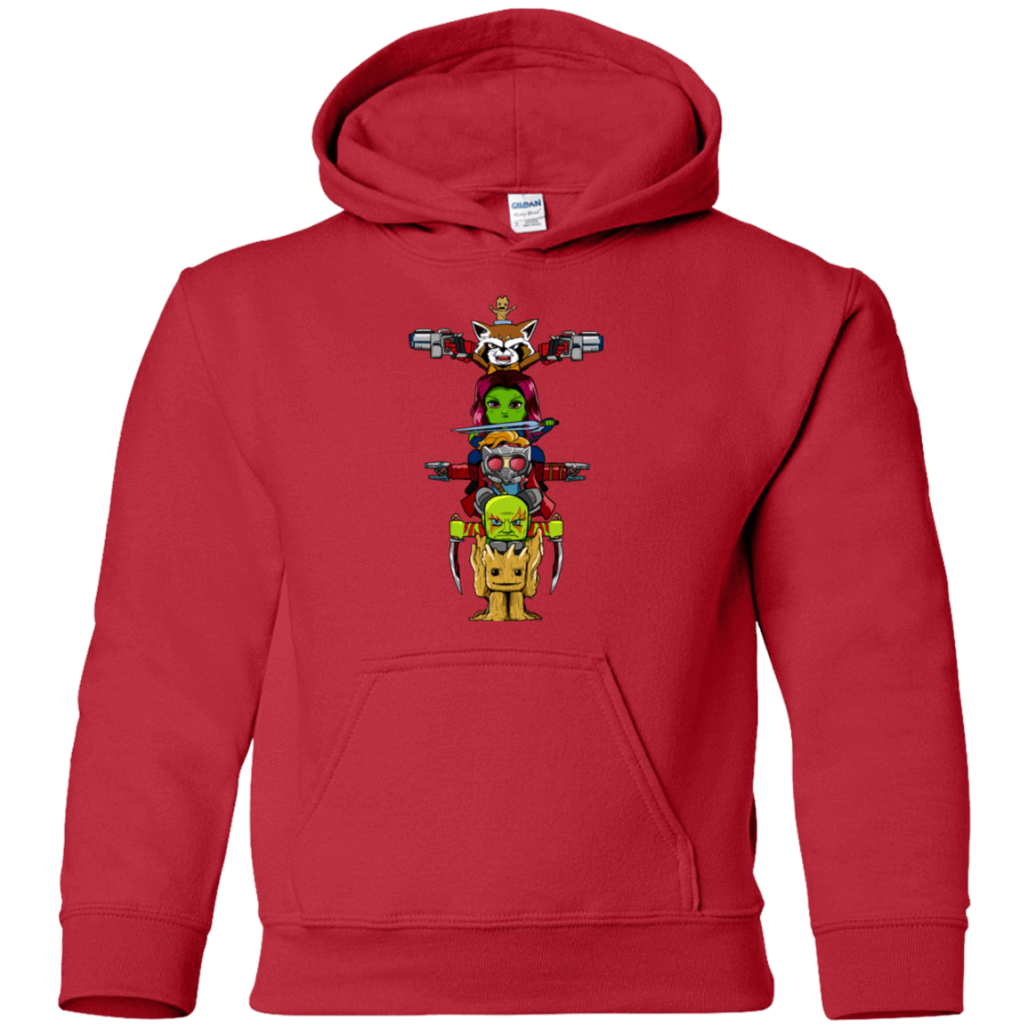 Sweatshirts Red / YS GOTG Totem Youth Hoodie