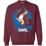 Sweatshirts Maroon / Small Gotham Girl Crewneck Sweatshirt