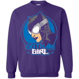 Sweatshirts Purple / Small Gotham Girl Crewneck Sweatshirt