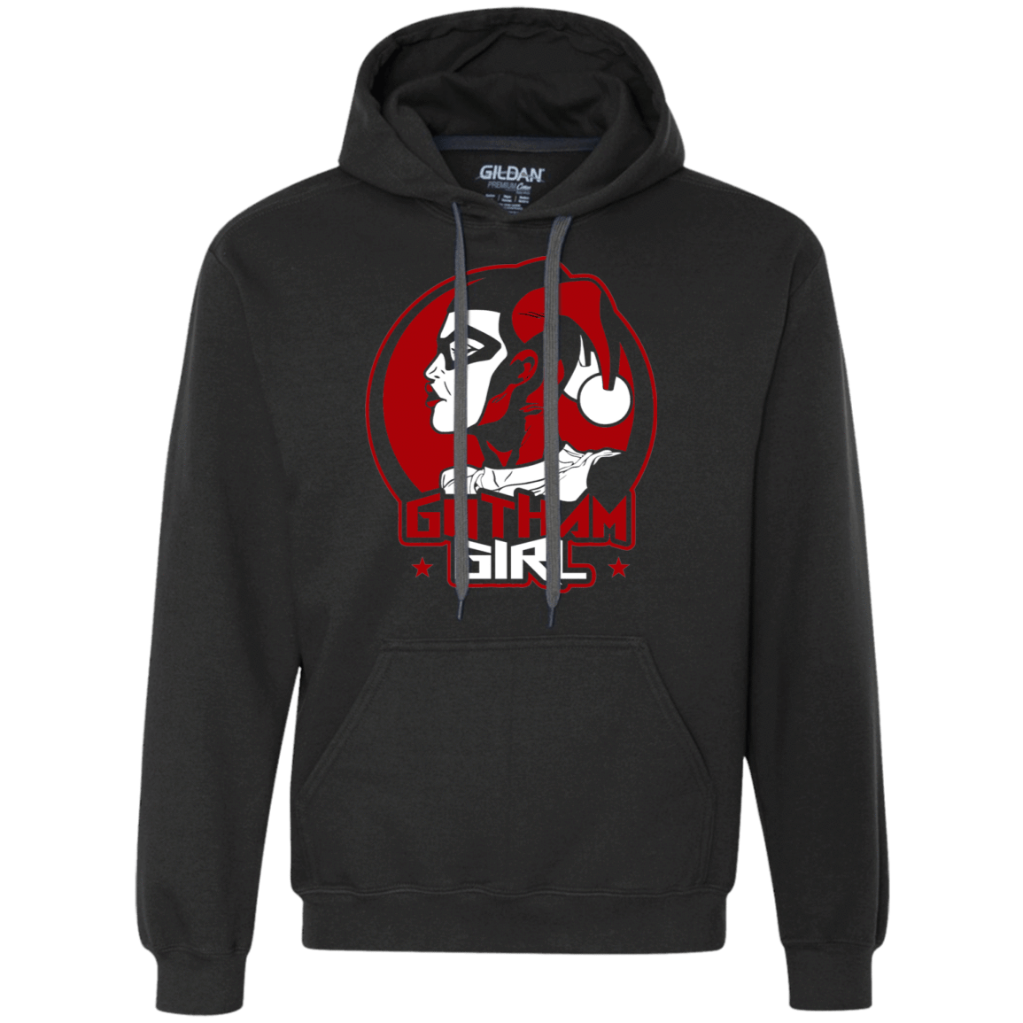 Sweatshirts Black / S Gotham Girl H.Q Premium Fleece Hoodie