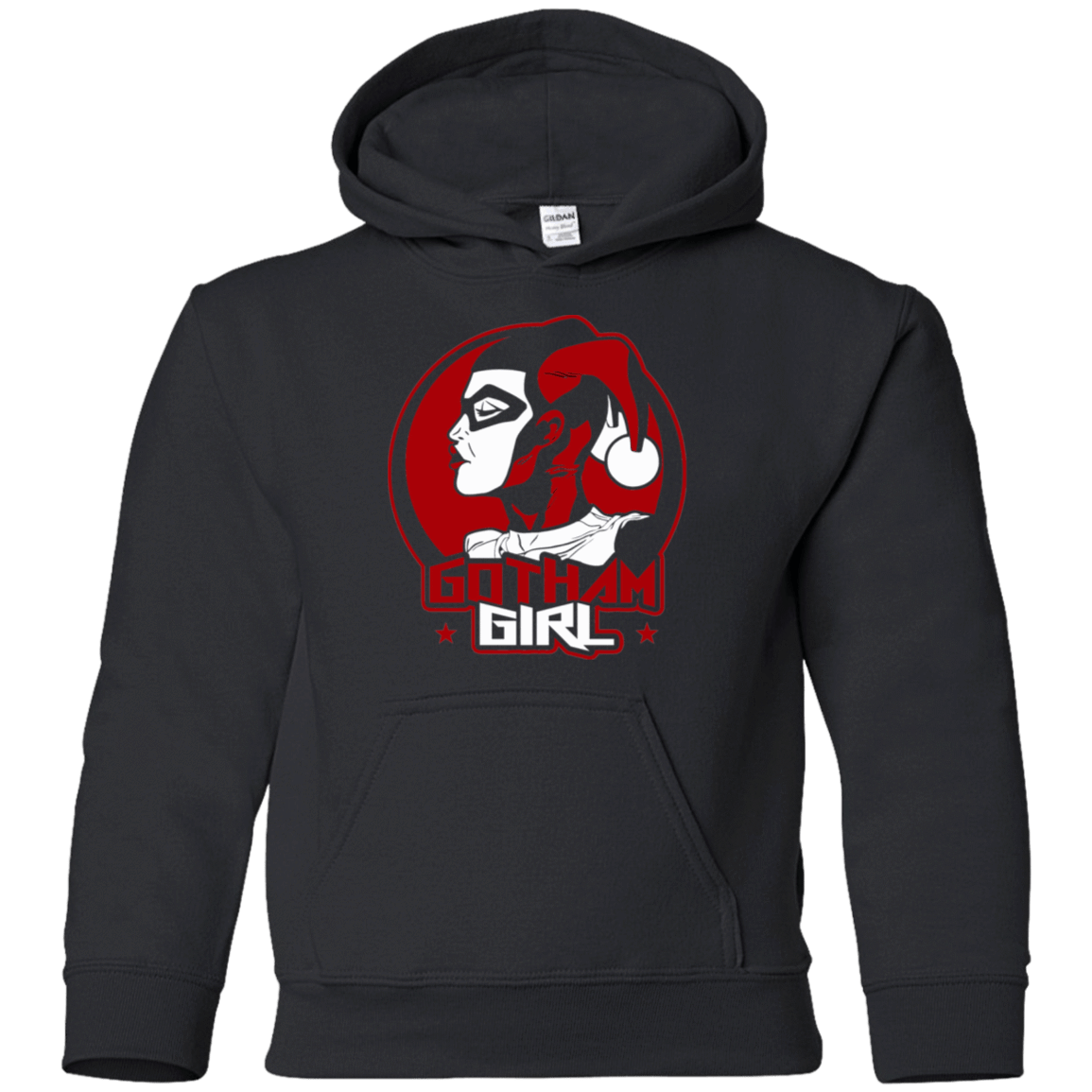 Sweatshirts Black / YS Gotham Girl H.Q Youth Hoodie