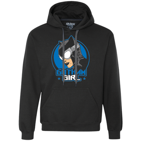 Sweatshirts Black / Small Gotham Girl Premium Fleece Hoodie