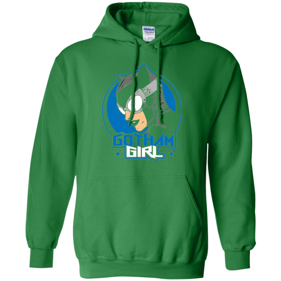 Sweatshirts Irish Green / Small Gotham Girl Pullover Hoodie