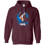 Sweatshirts Maroon / Small Gotham Girl Pullover Hoodie