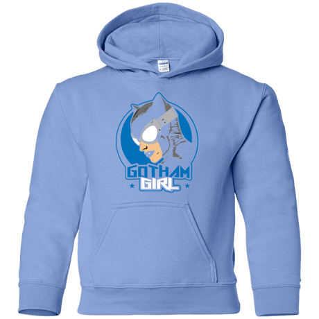 Sweatshirts Carolina Blue / YS Gotham Girl Youth Hoodie