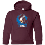 Sweatshirts Maroon / YS Gotham Girl Youth Hoodie