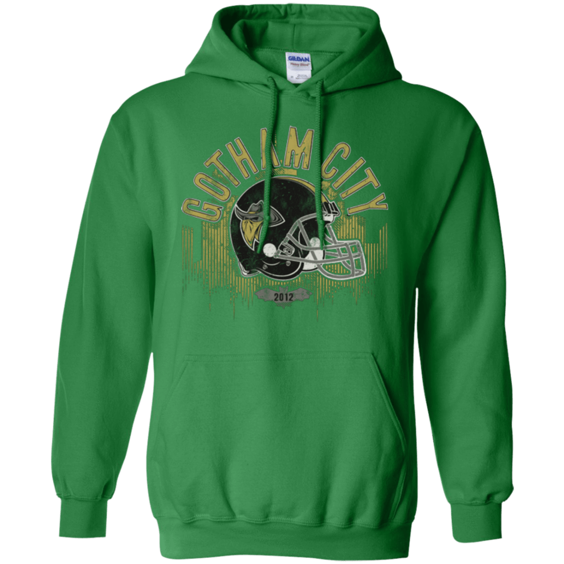 Gildan Pittsburgh Steelers Logo Pullover Hoodie Irish Green M