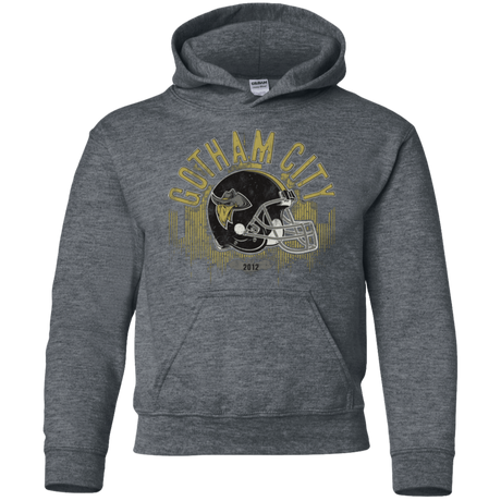 Sweatshirts Dark Heather / YS Gotham Rogues Youth Hoodie