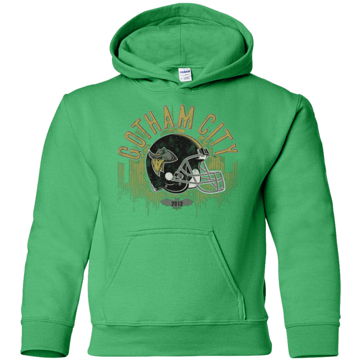 Sweatshirts Irish Green / YS Gotham Rogues Youth Hoodie