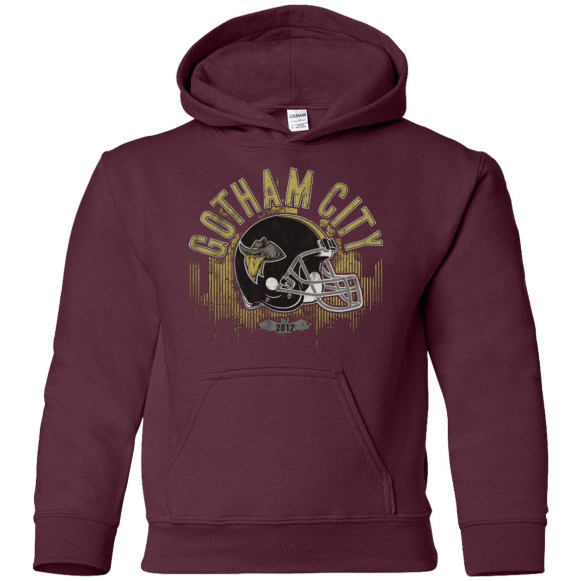 Sweatshirts Maroon / YS Gotham Rogues Youth Hoodie