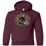 Sweatshirts Maroon / YS Gotham Rogues Youth Hoodie