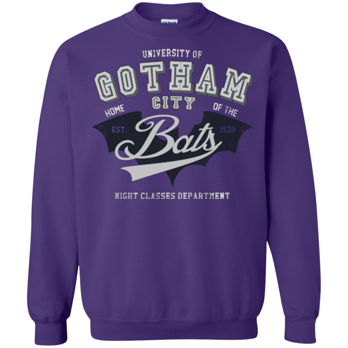 Sweatshirts Purple / Small Gotham U Crewneck Sweatshirt
