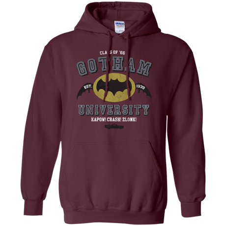Sweatshirts Maroon / Small Gotham University Pullover Hoodie