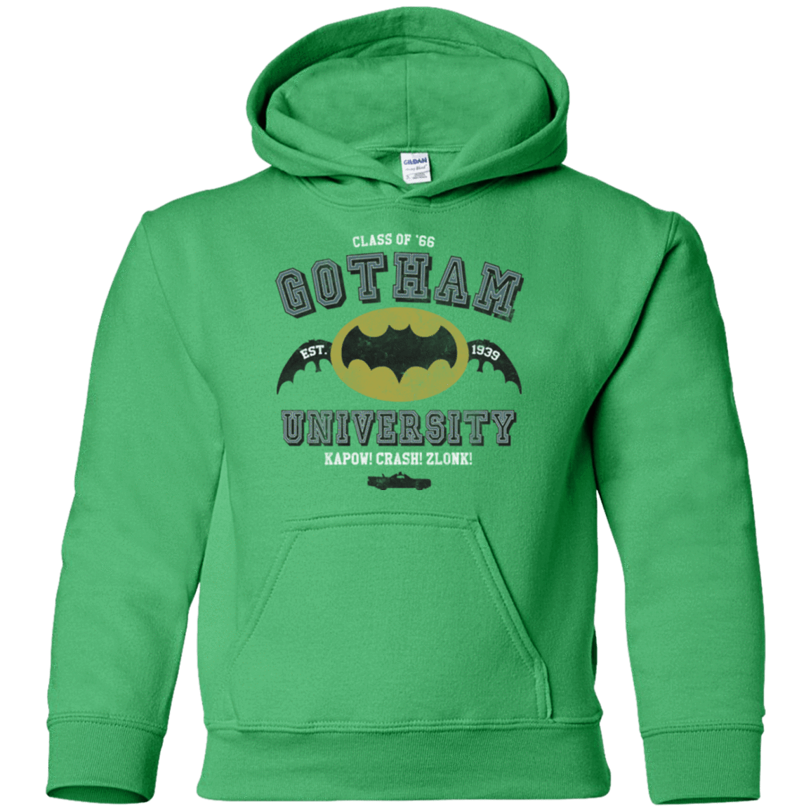 Sweatshirts Irish Green / YS Gotham University Youth Hoodie