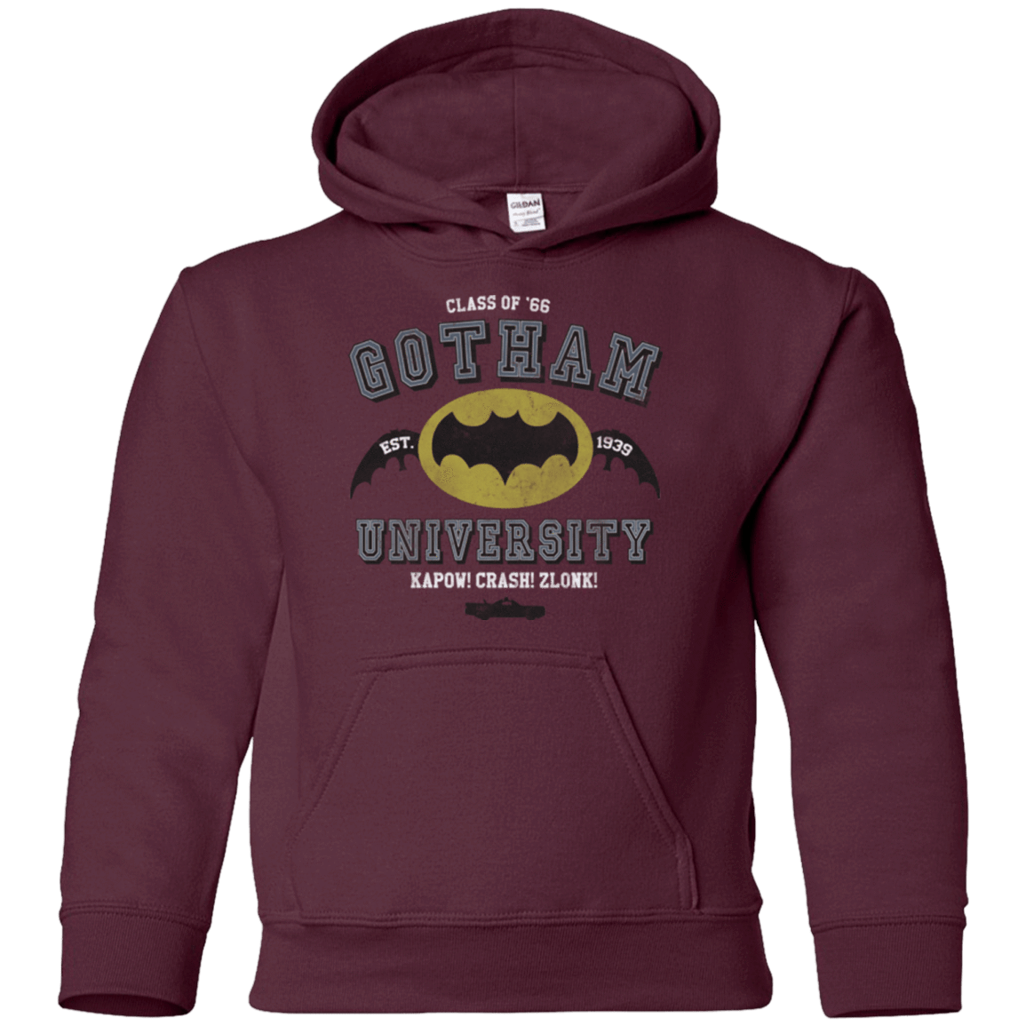 Sweatshirts Maroon / YS Gotham University Youth Hoodie