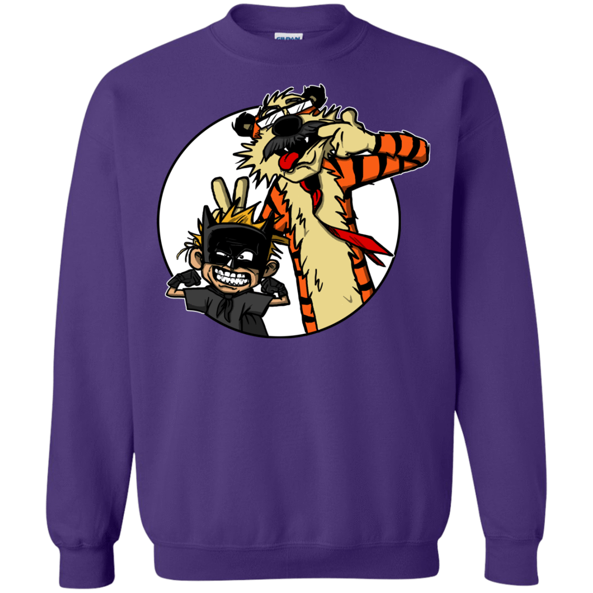 Sweatshirts Purple / Small Gothams Finest Crewneck Sweatshirt