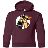 Sweatshirts Maroon / YS Gothams Finest Youth Hoodie