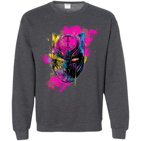 Sweatshirts Dark Heather / S Graffiti Panther Crewneck Sweatshirt