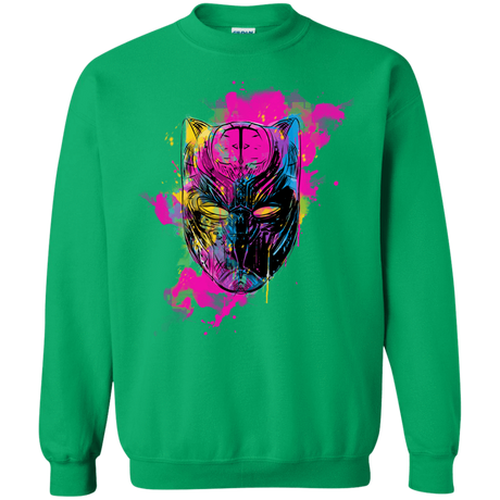 Sweatshirts Irish Green / S Graffiti Panther Crewneck Sweatshirt