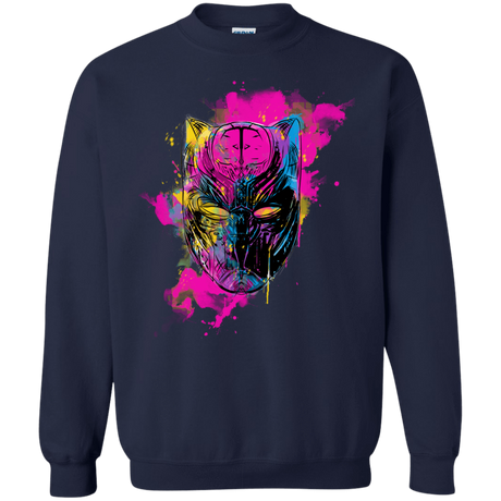 Sweatshirts Navy / S Graffiti Panther Crewneck Sweatshirt