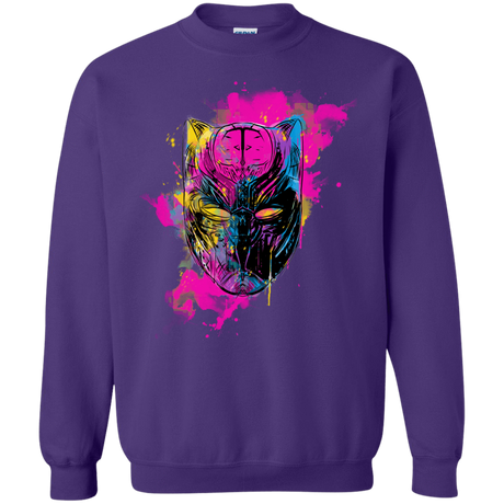 Sweatshirts Purple / S Graffiti Panther Crewneck Sweatshirt