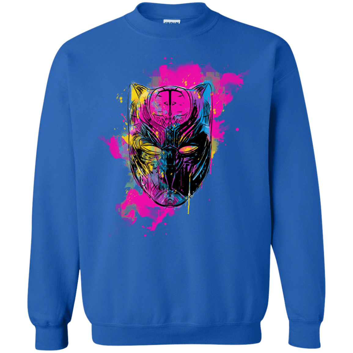 Sweatshirts Royal / S Graffiti Panther Crewneck Sweatshirt