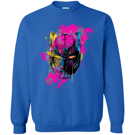 Sweatshirts Royal / S Graffiti Panther Crewneck Sweatshirt