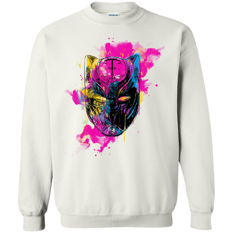 Sweatshirts White / S Graffiti Panther Crewneck Sweatshirt