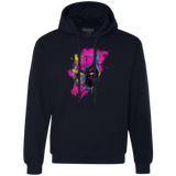 Sweatshirts Navy / S Graffiti Panther Premium Fleece Hoodie