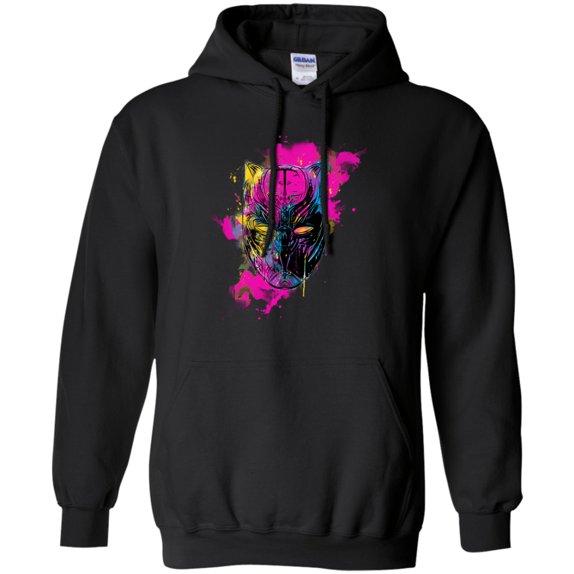 Sweatshirts Black / S Graffiti Panther Pullover Hoodie