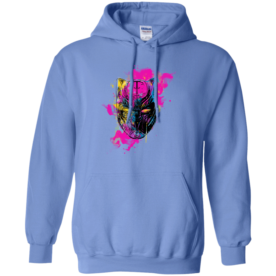 Sweatshirts Carolina Blue / S Graffiti Panther Pullover Hoodie