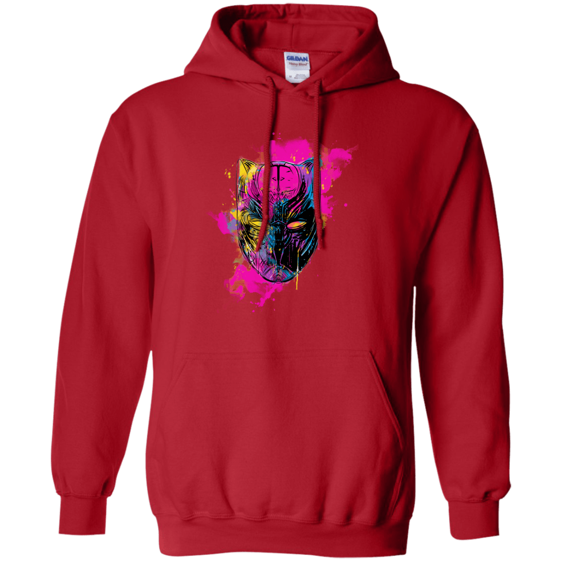 Sweatshirts Red / S Graffiti Panther Pullover Hoodie