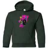 Sweatshirts Forest Green / YS Graffiti Panther Youth Hoodie