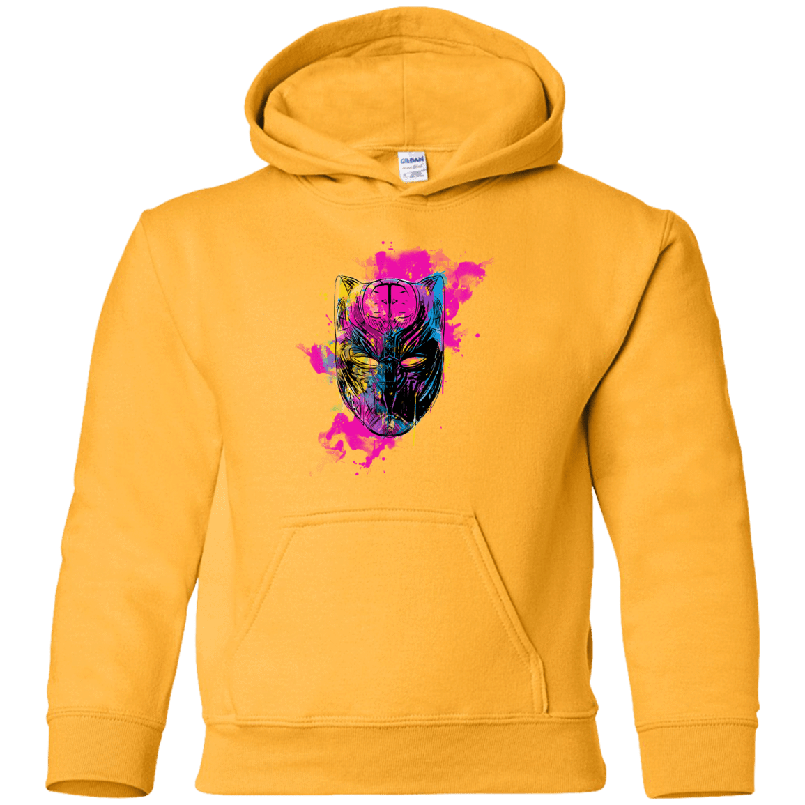 Sweatshirts Gold / YS Graffiti Panther Youth Hoodie