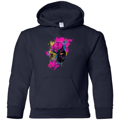 Sweatshirts Navy / YS Graffiti Panther Youth Hoodie