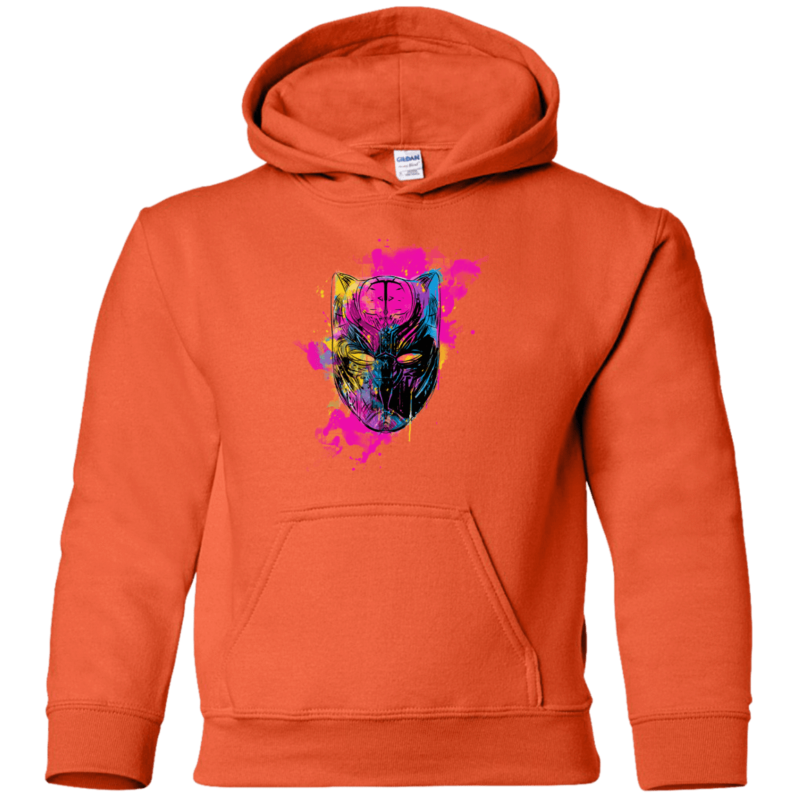 Sweatshirts Orange / YS Graffiti Panther Youth Hoodie