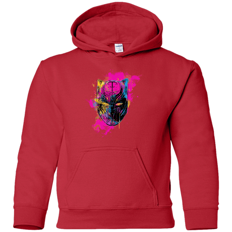 Sweatshirts Red / YS Graffiti Panther Youth Hoodie