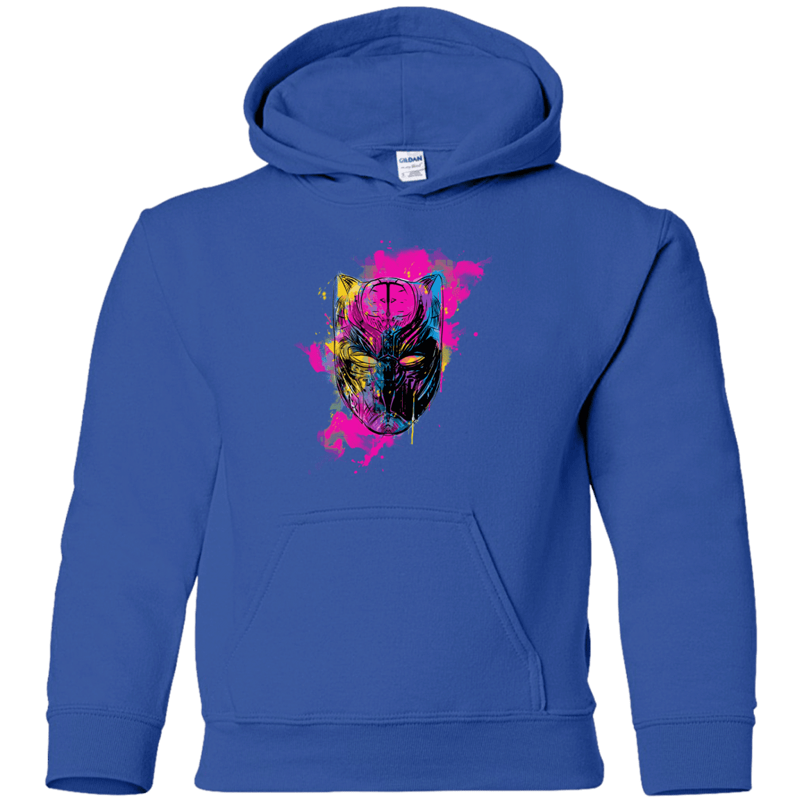 Sweatshirts Royal / YS Graffiti Panther Youth Hoodie